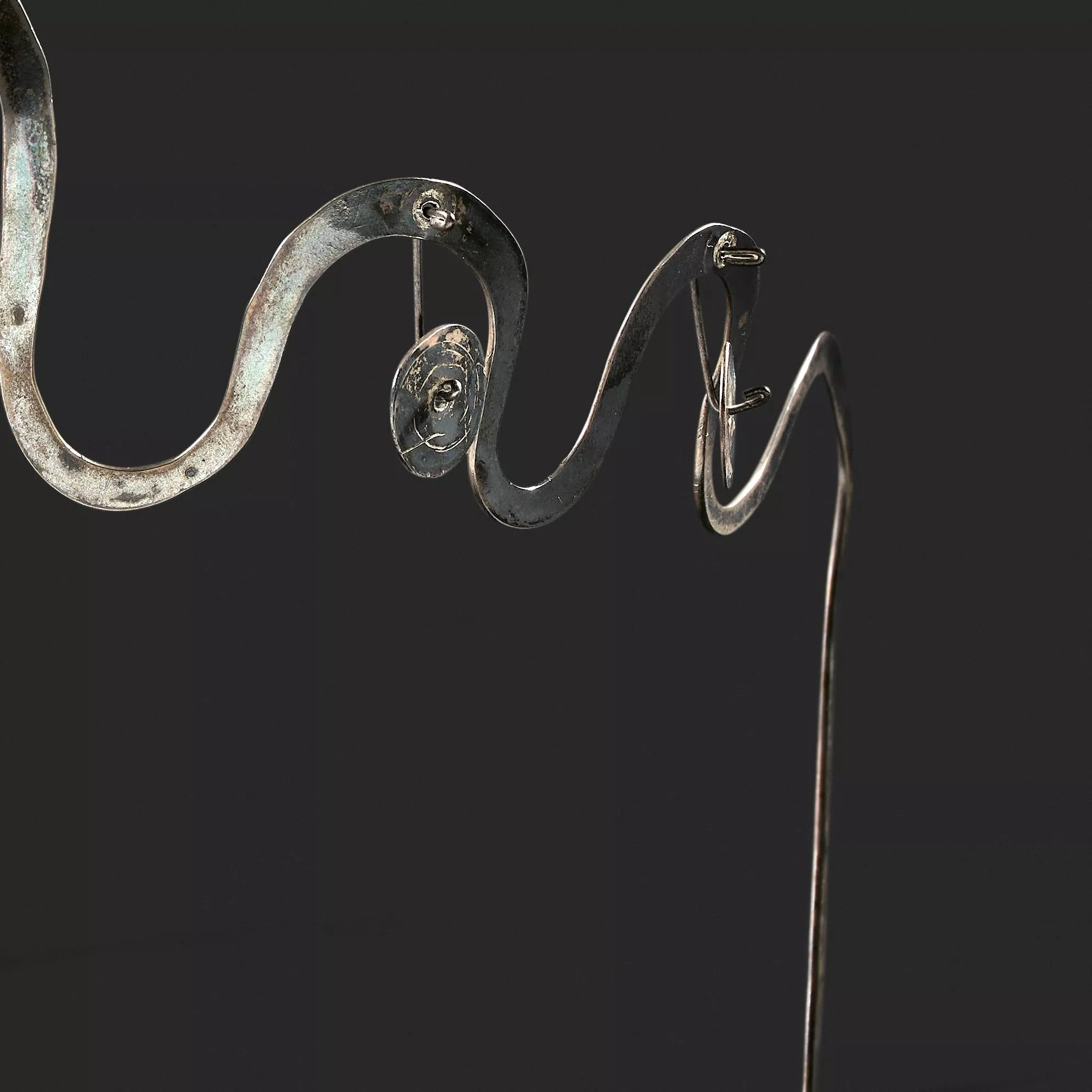 Alexandre Calder, tiare en argent