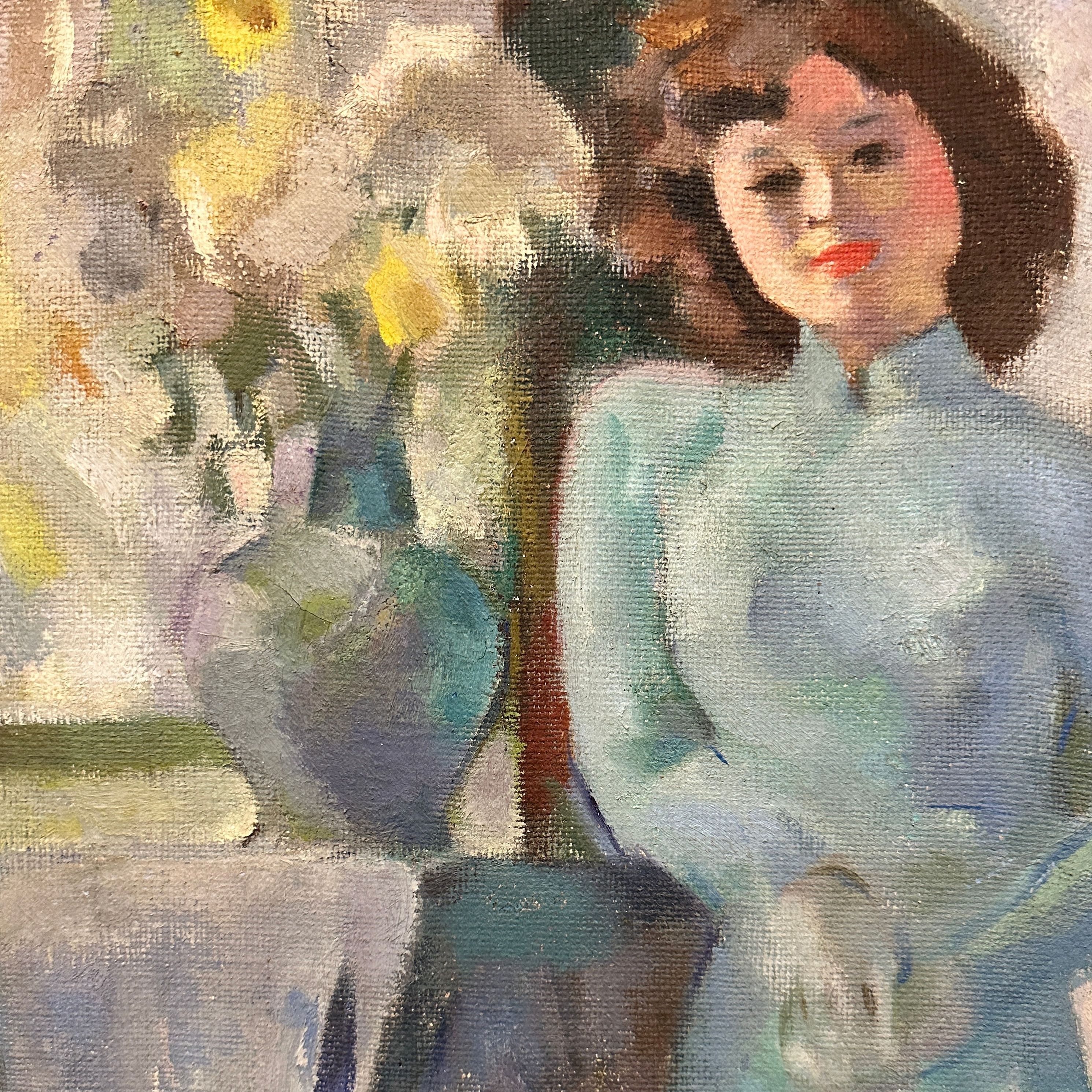 Tran Van Can, huile sur toile