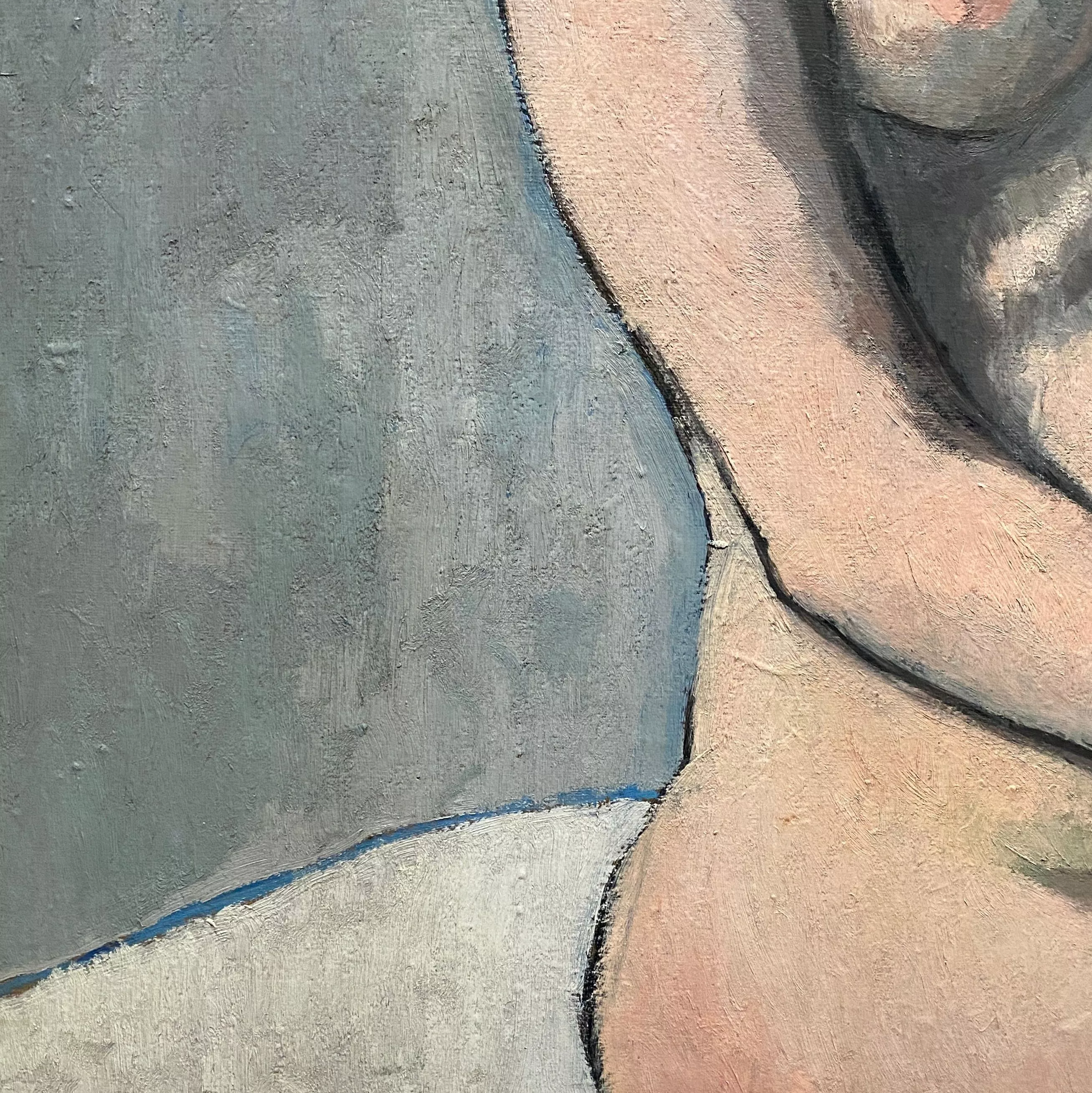 Pierre Grieud, huile sur toile, d&eacute;tail