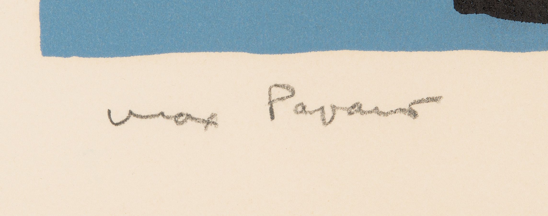 Signature de Max Papart