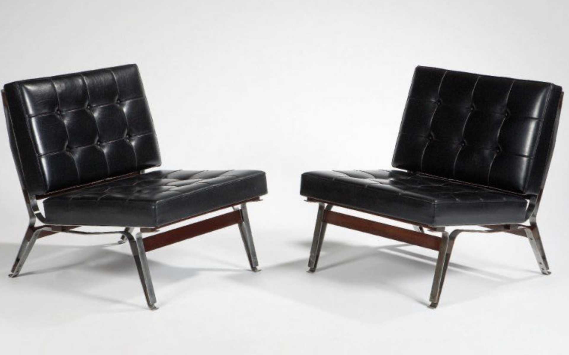 Paire de fauteuils, éditions Cassina