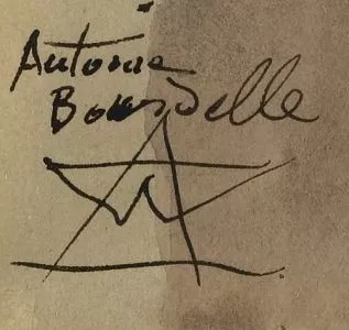 Signature de Antoine Bourdelle