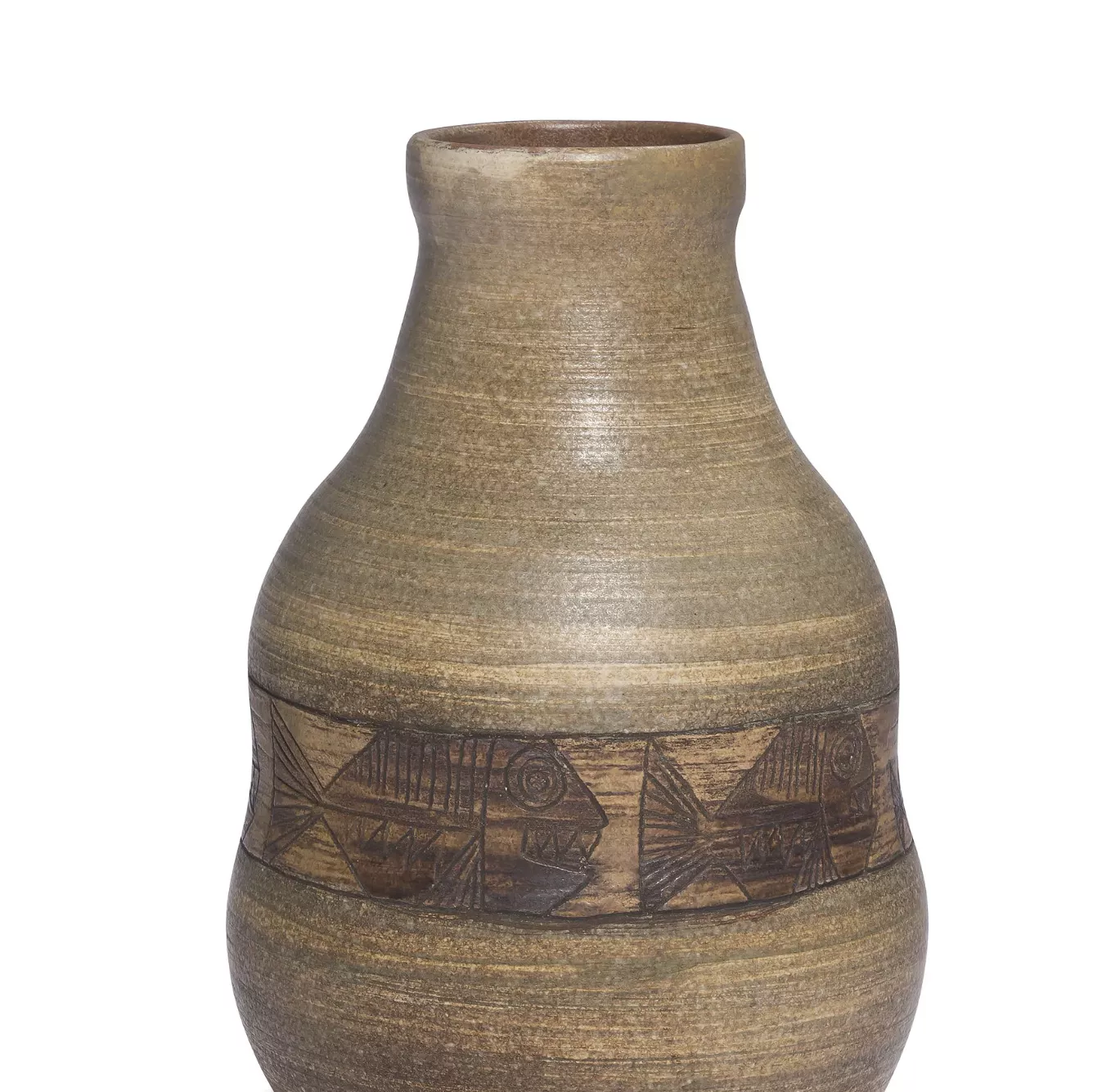 François Raty, vase en gr&egrave;s