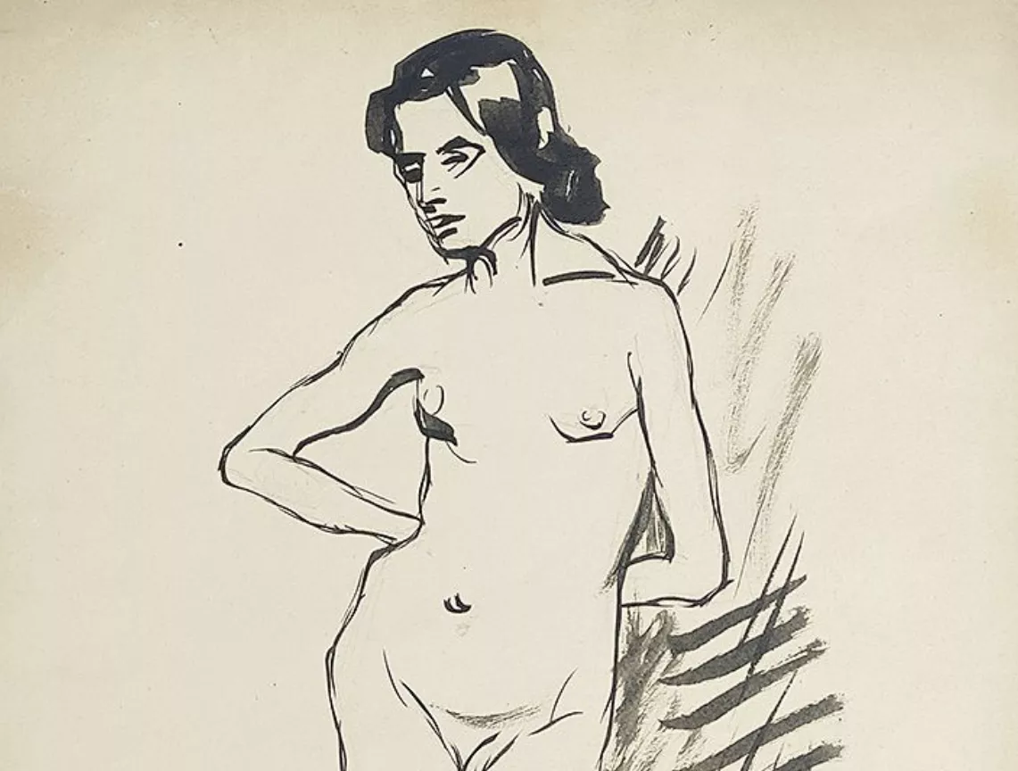 Helene Funke, dessin