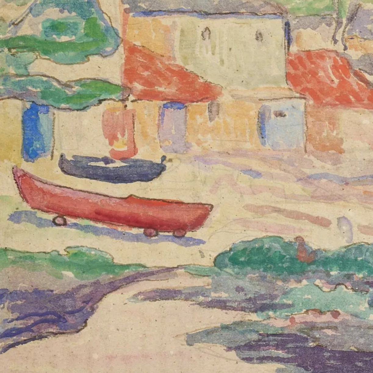 Jean Peské, aquarelle