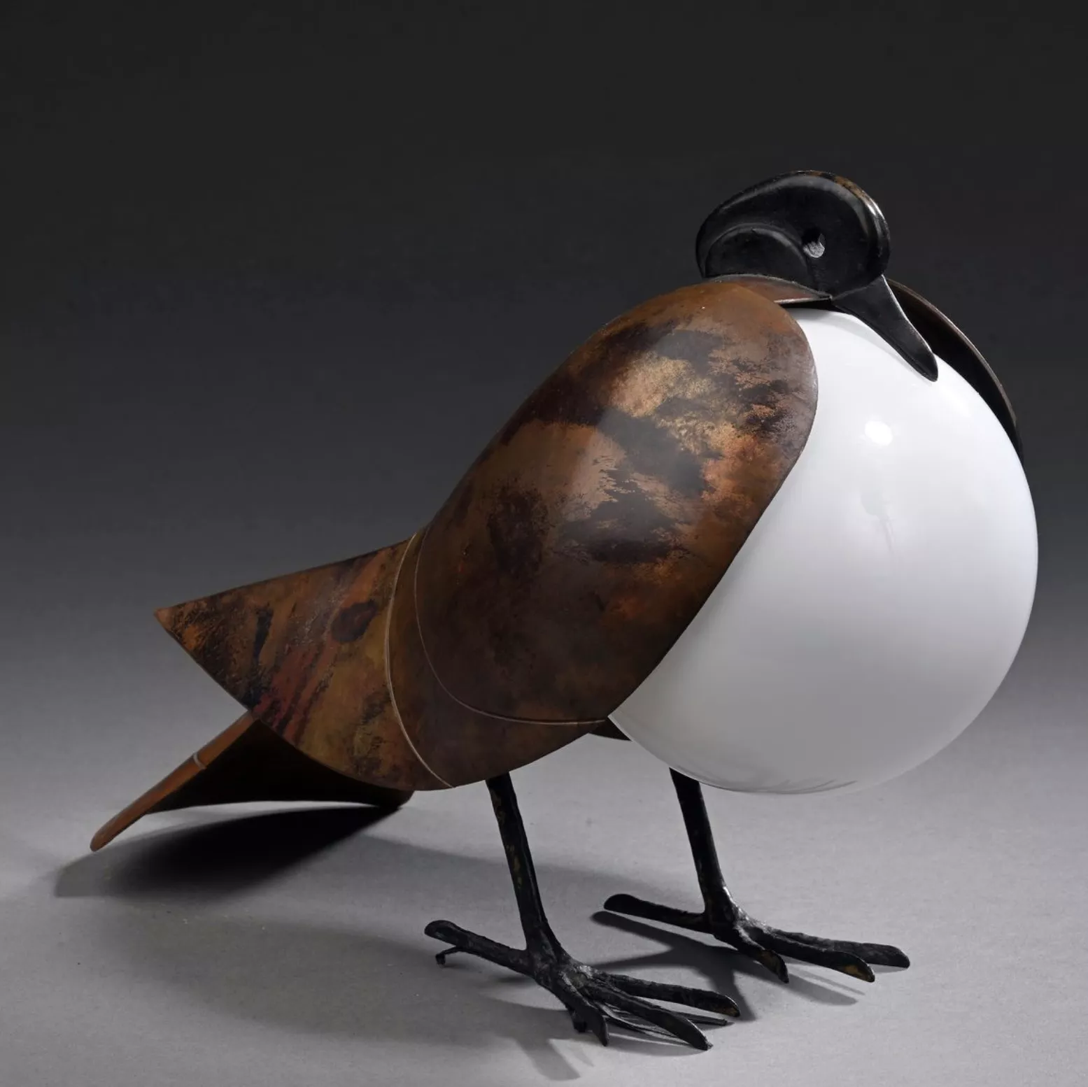 Fran&ccedil;ois-Xavier Lalanne, lampe pigeon
