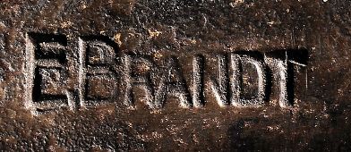 Signature de Edgar Brandt