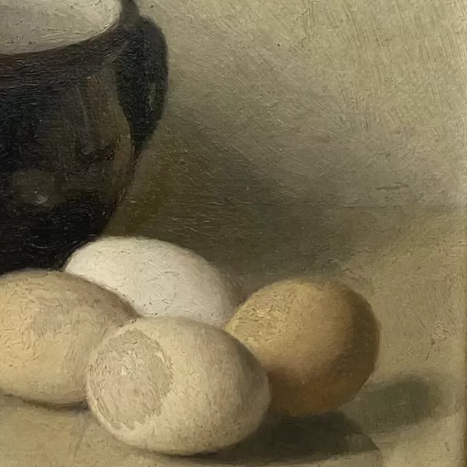 Jacques Blanchard, huile sur toile, d&eacute;tail