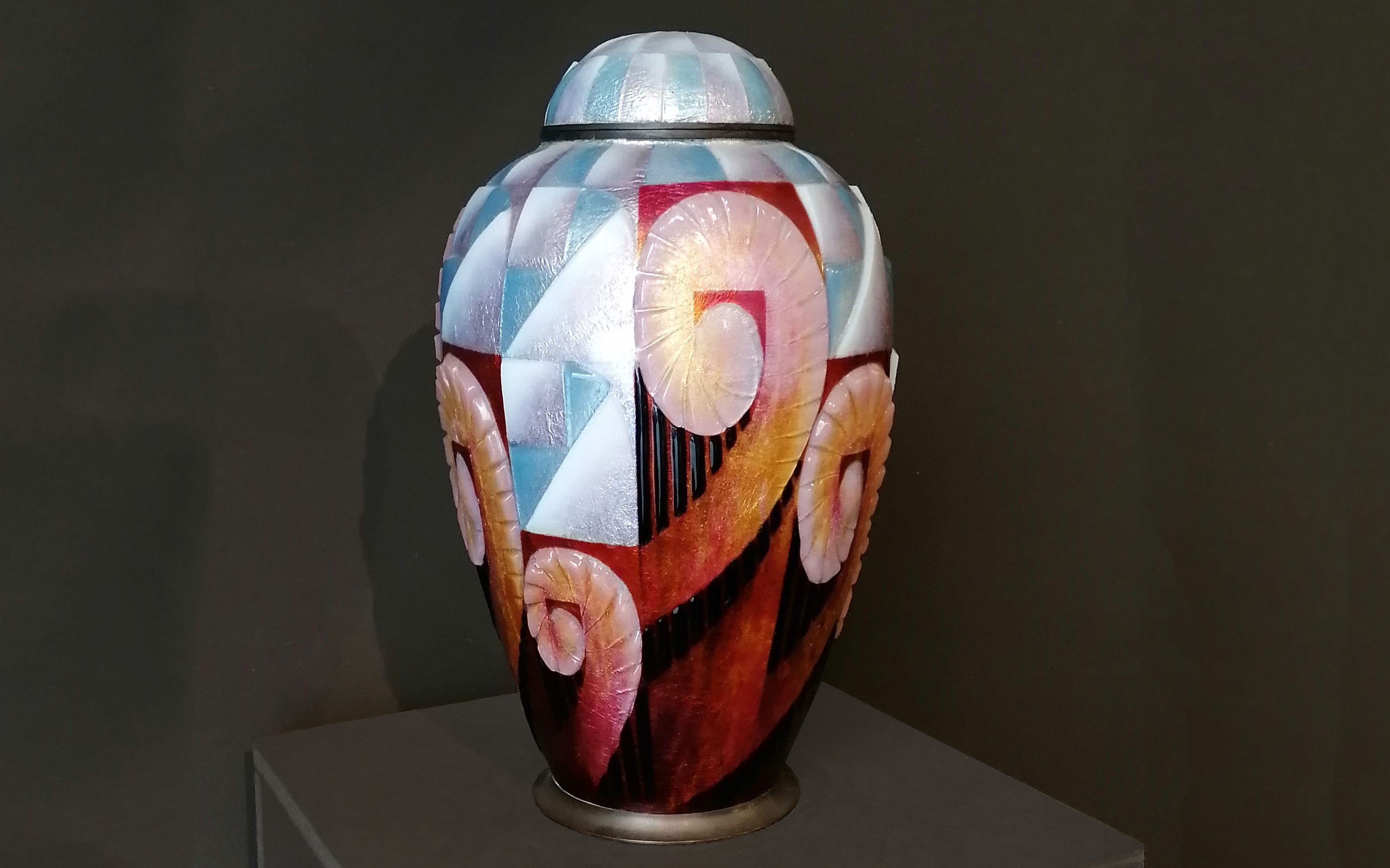 Camille Fauré, vase en émail