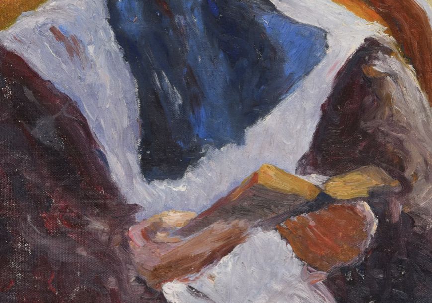 Sydney Thompson, huile sur toile