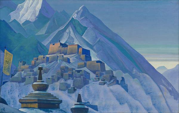 Nicolas Roerich, huile sur toile