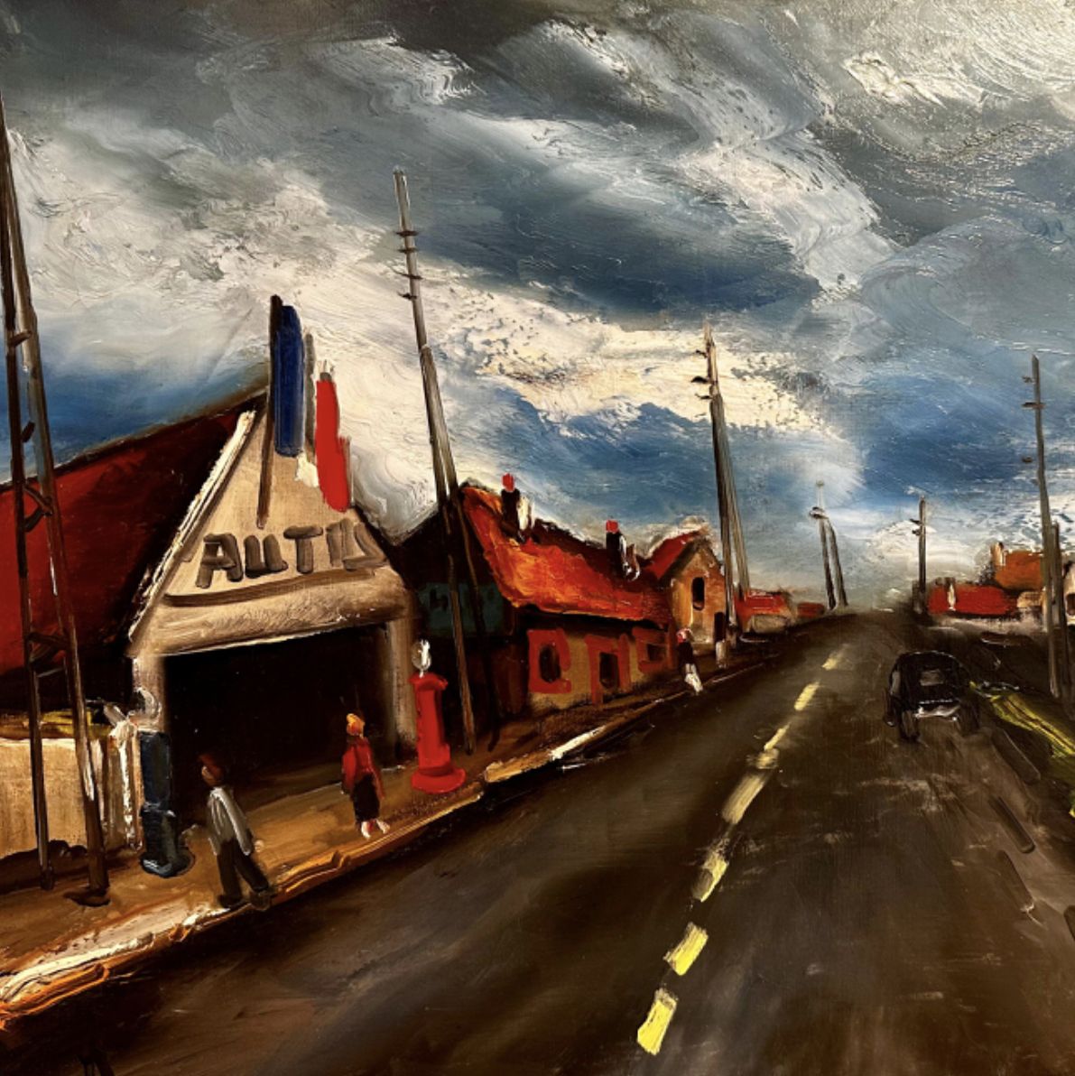 Maurice de Vlaminck, huile sur toile