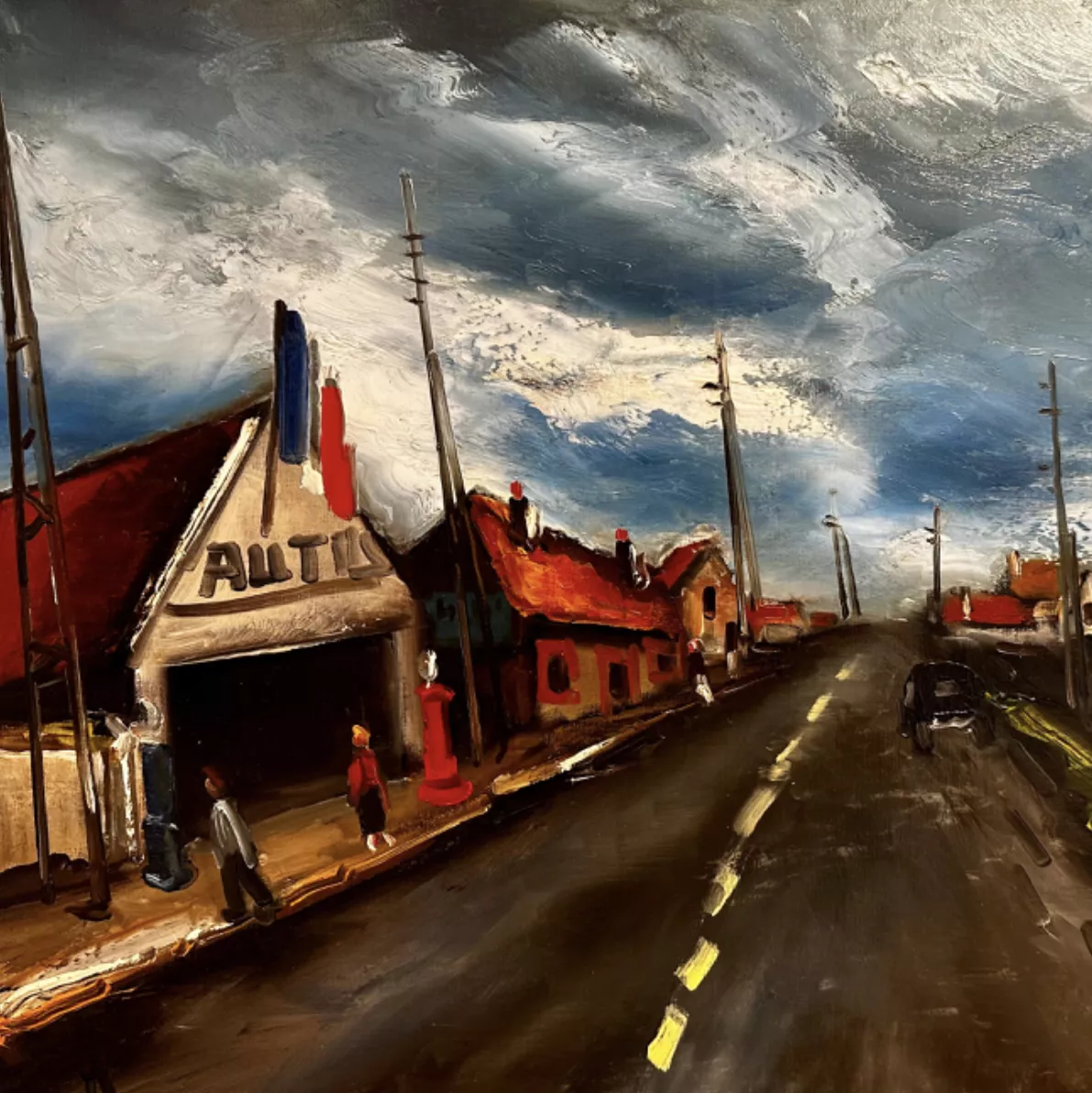 Maurice de Vlaminck, huile sur toile