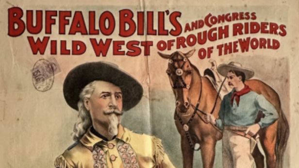 ANONYME. Buffalo Bills Wild West and Congress of rough riders of the world. Circa 1900. Affiche lithographique