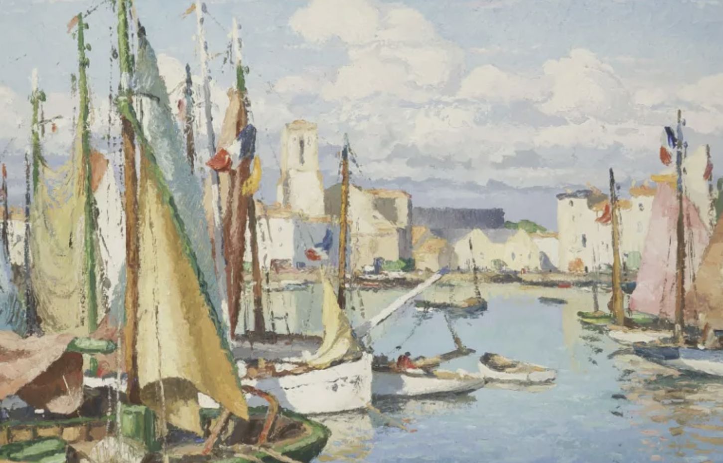 Gaston Balande, huile sur toile