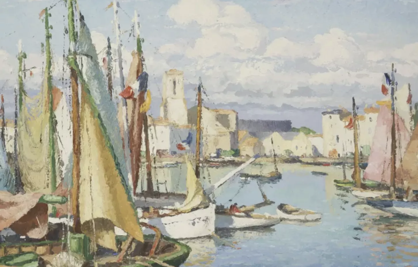 Gaston Balande, huile sur toile
