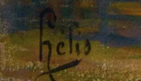Signature de Henri H&eacute;lis