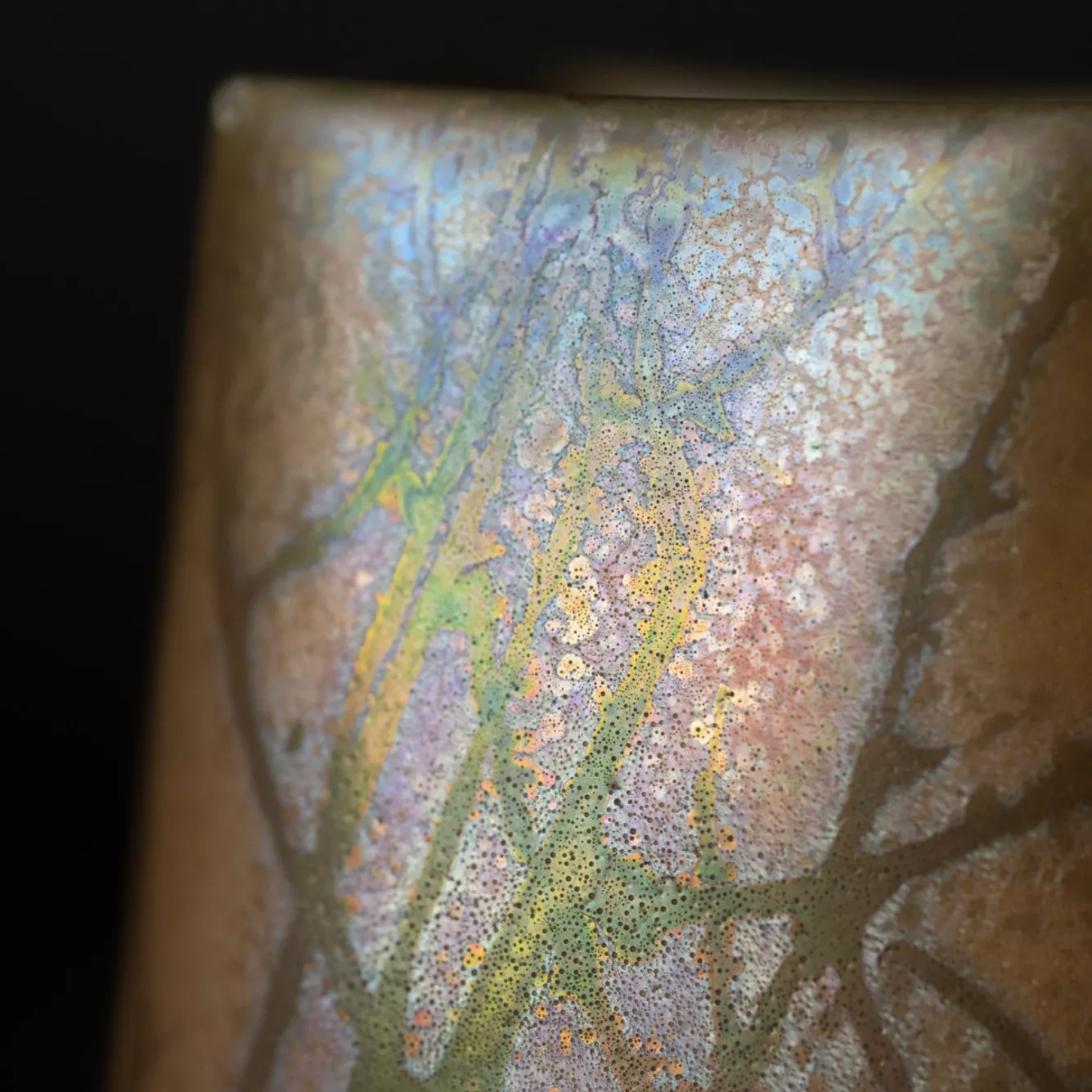 Cl&eacute;ment Massier & Lucien Levy-Dhurmer, vase art d&eacute;co