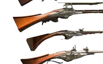 Ensemble d'arquebuses à rouet d'Allemagne et des Pays-Bas