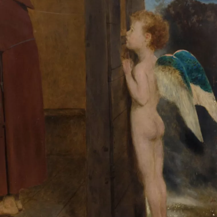 Arnold Bocklin, huile sur toile
