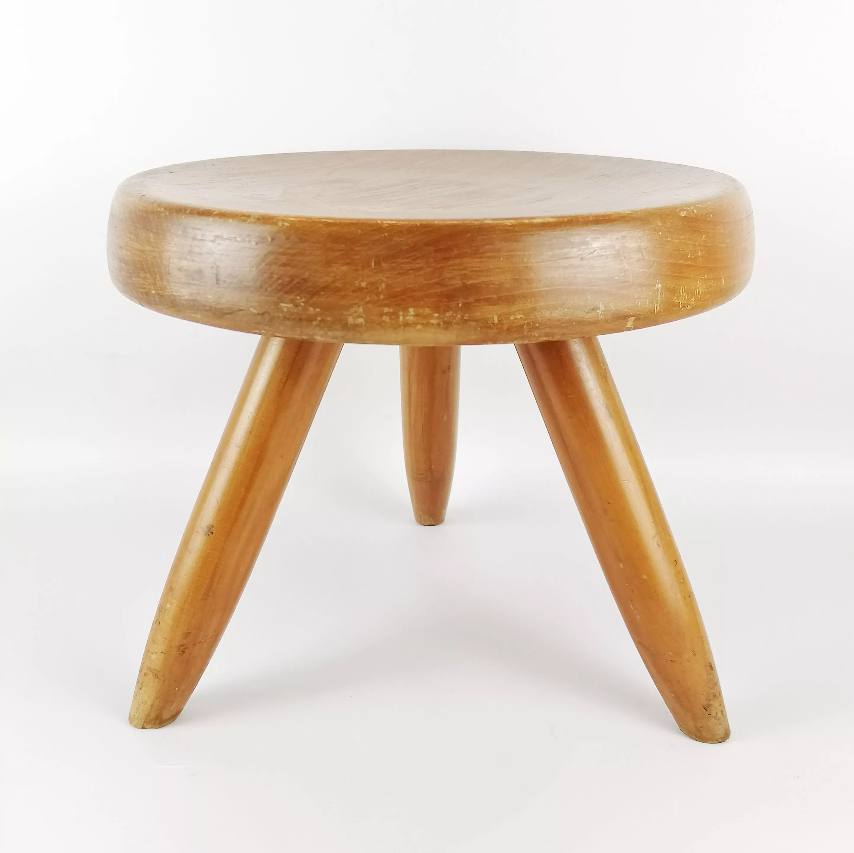 Tabouret Berger en bois blond