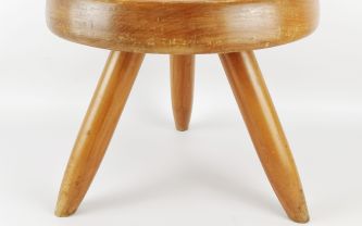 Tabouret Berger en bois blond