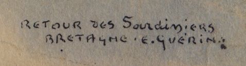 Signature de Ernest Pierre Guérin