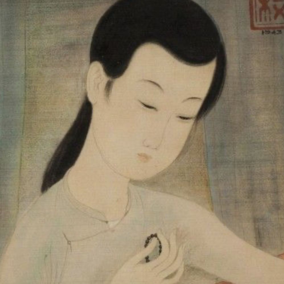 Mai Thu, peinture sur soie