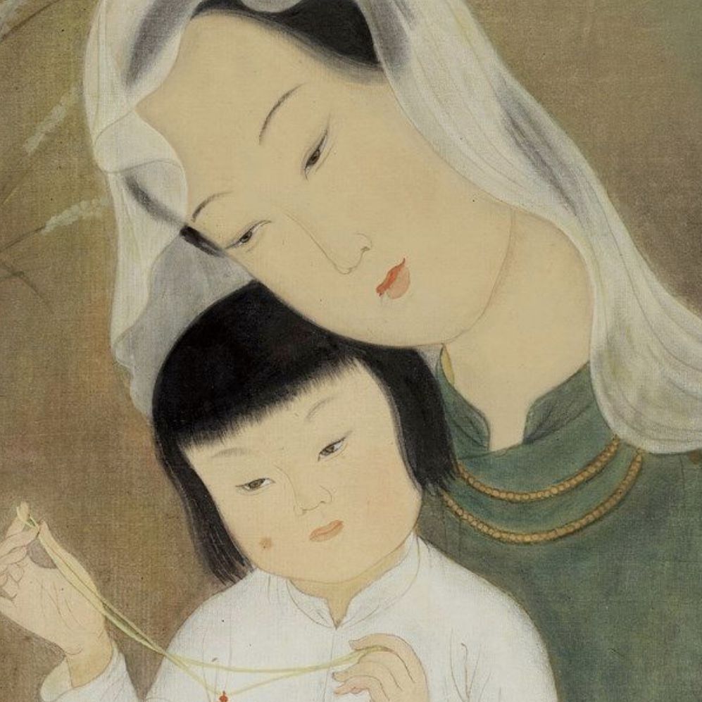 Mai Thu, peinture sur soie