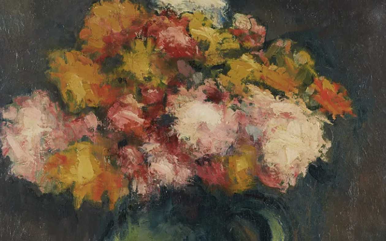 Maurice Louvrier, huile sur toile