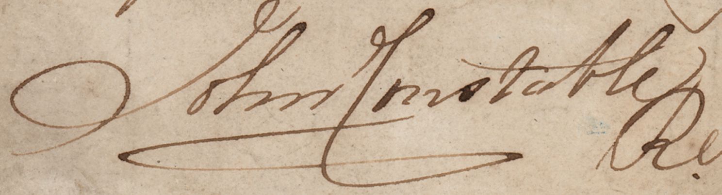 Signature de John Constable