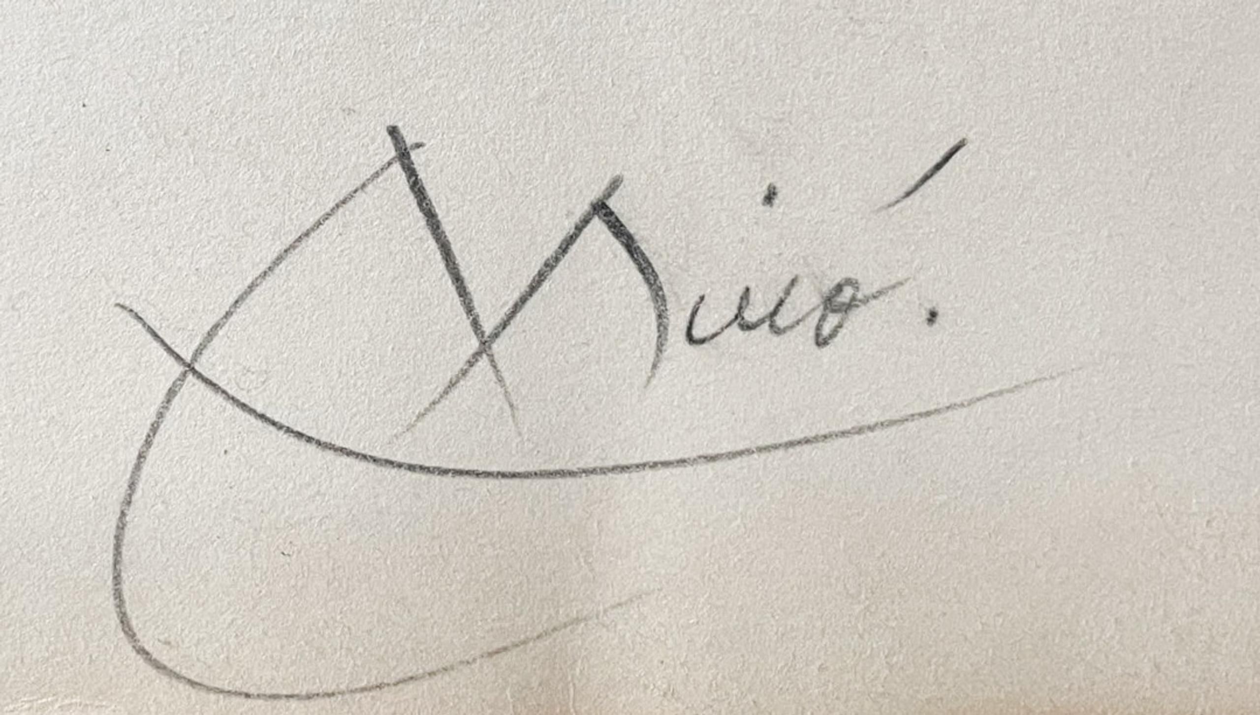 Signature de Joan Miro