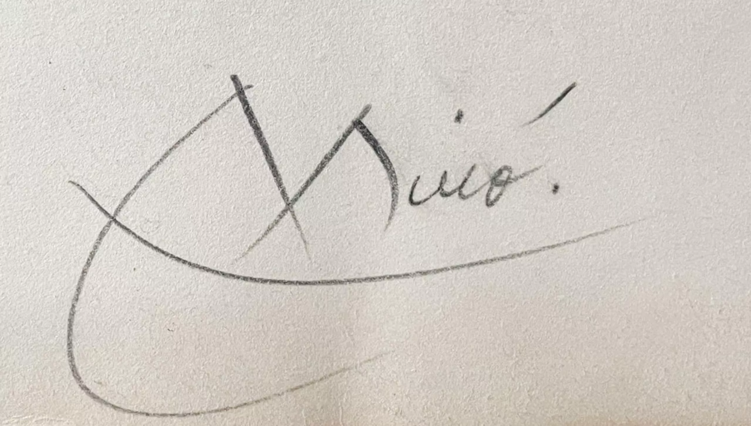 Signature de Joan Miro