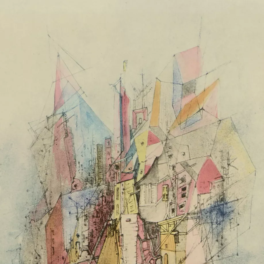 Otto Wols, lithographie