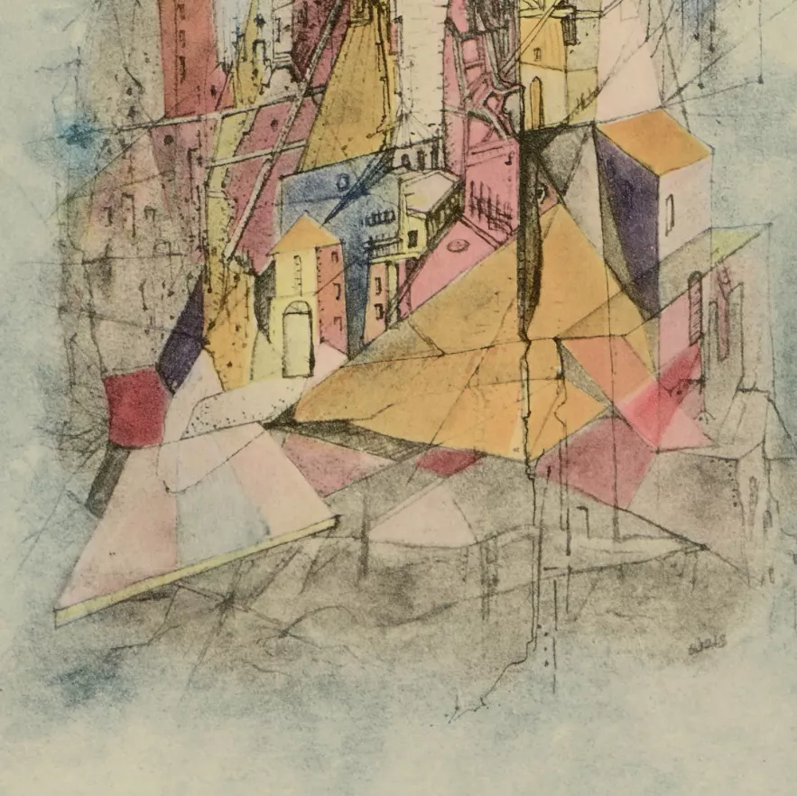 Otto Wols, lithographie