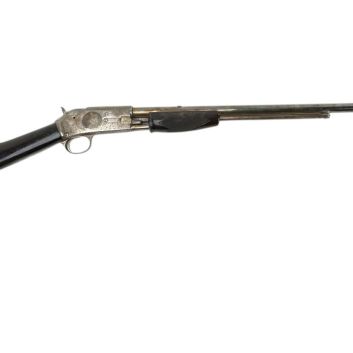 Luxueuse carabine Colt 1887 à l’effigie de Annie Oakley.