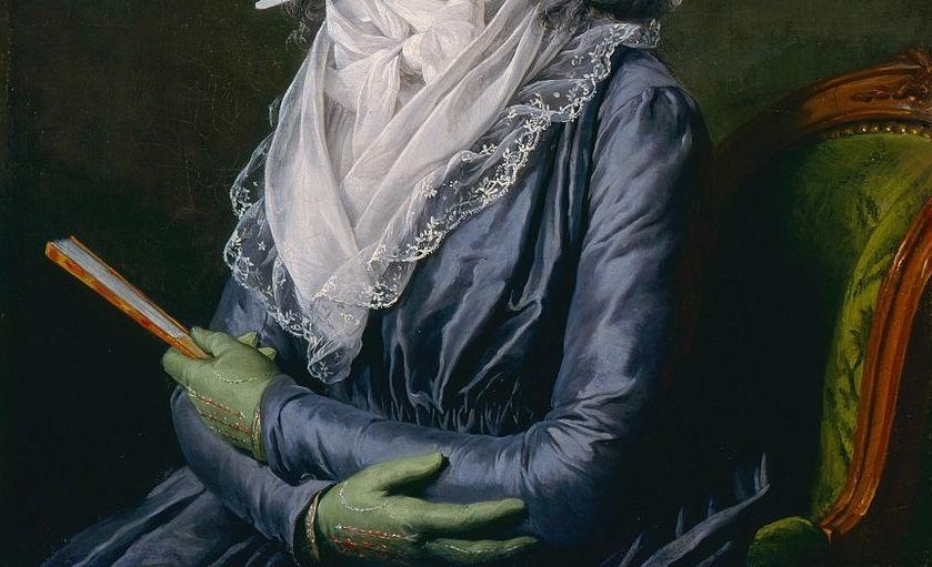 Labille Guiard, huile sur toile, détail