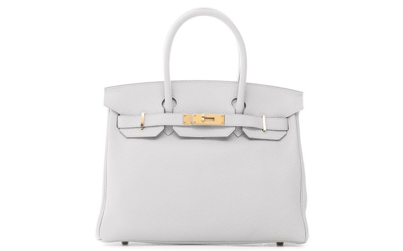 Birkin en cuir lisse blanc