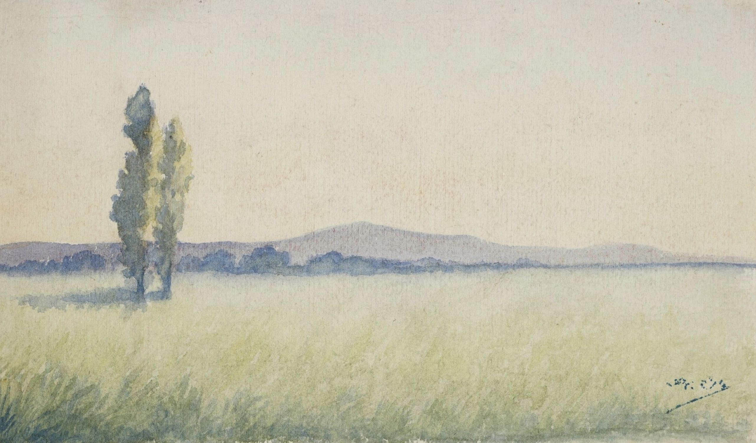 Alphonse Osbert, huile sur toile