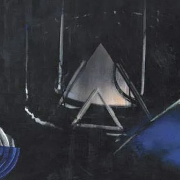 René Duvillier, huile sur toile