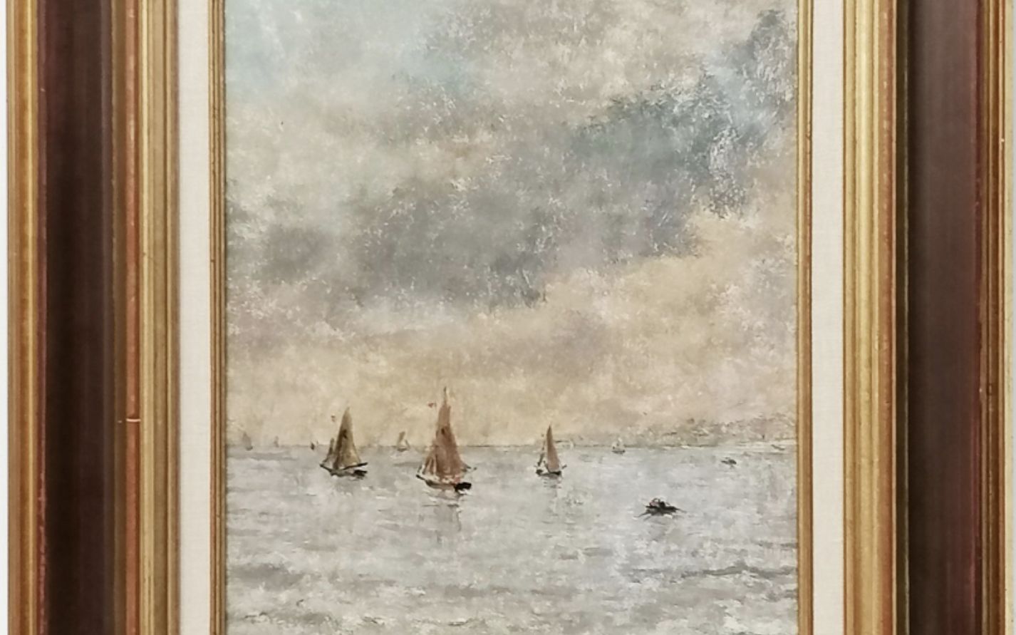 Alfred Stevens, huile sur toile