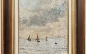 Alfred Stevens, huile sur toile