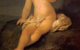 Rokotov, huile sur toile, détail