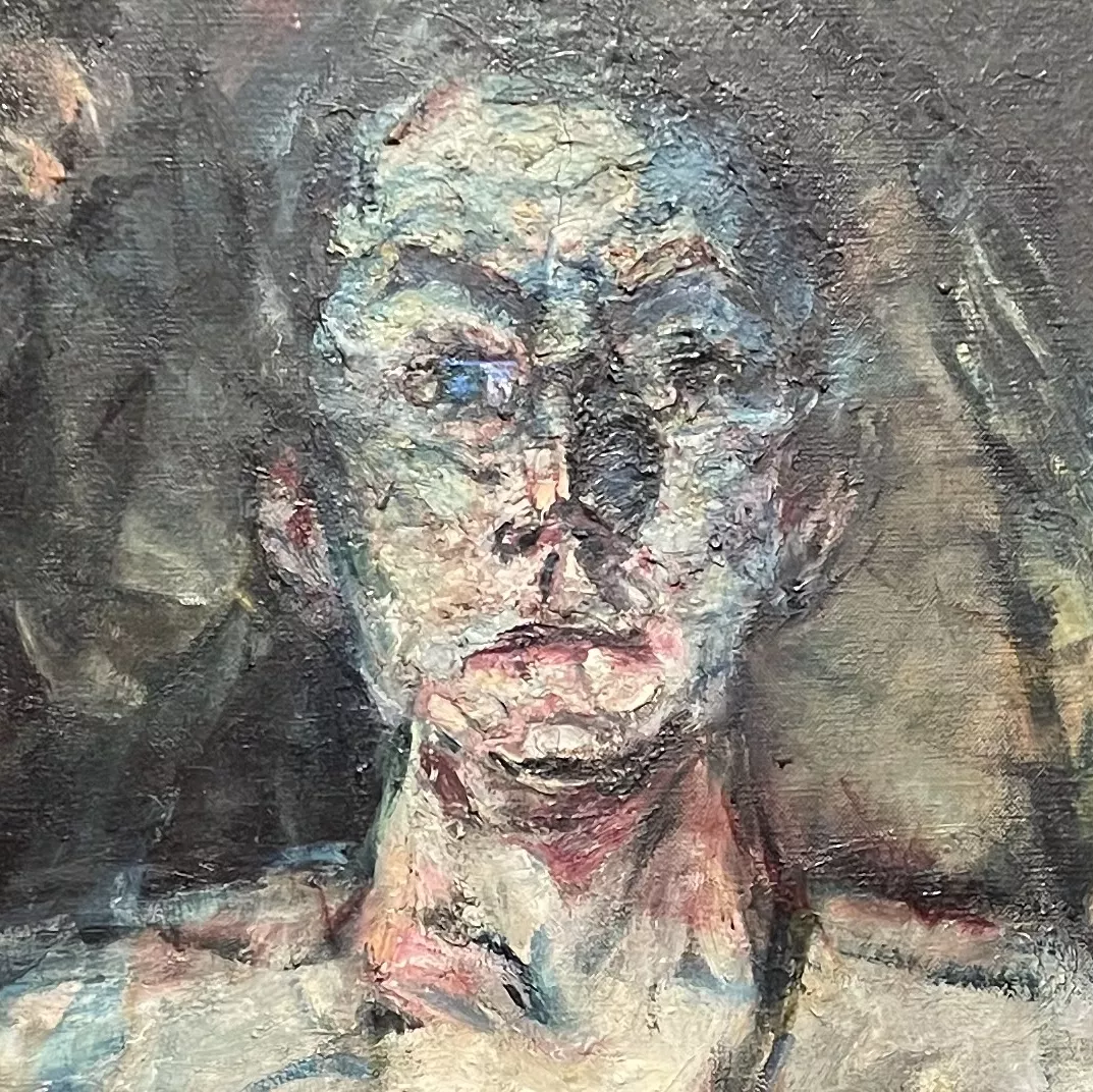 Schwarz Walbeeg, huile sur toile, d&eacute;tail