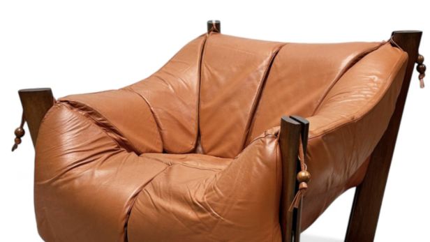 Percival LAFER (né en 1936) Fauteuil modèle MP 211, circa 1975