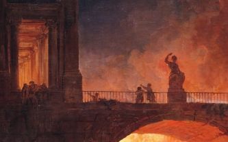Hubert Robert, huile sur toile