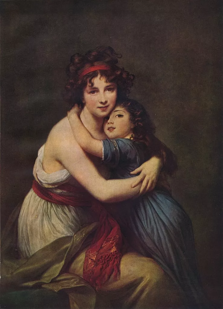 Vig&eacute;e Le Brun, portrait de l'artiste et de sa fille