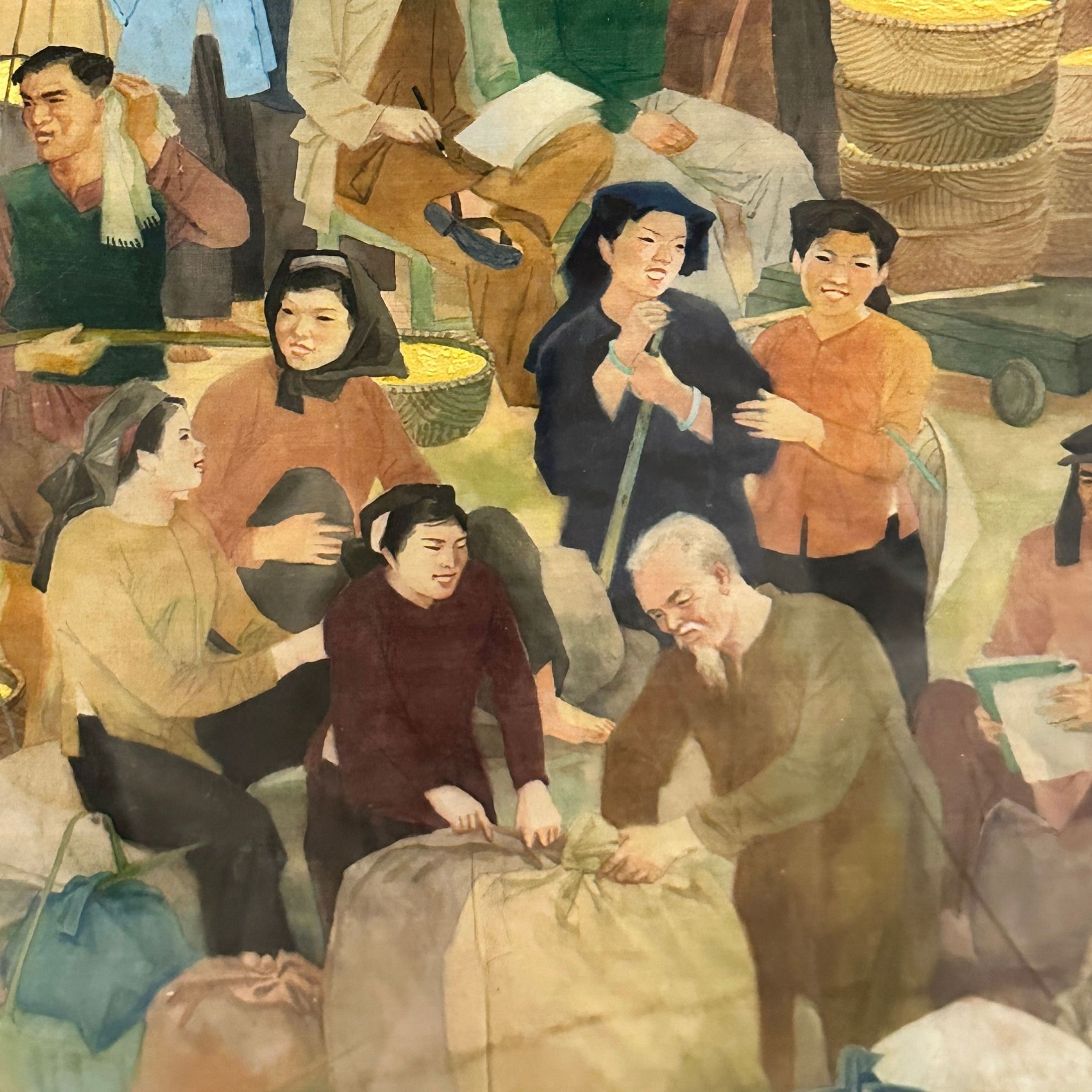 Ta Thuc Binh, peinture sur soie