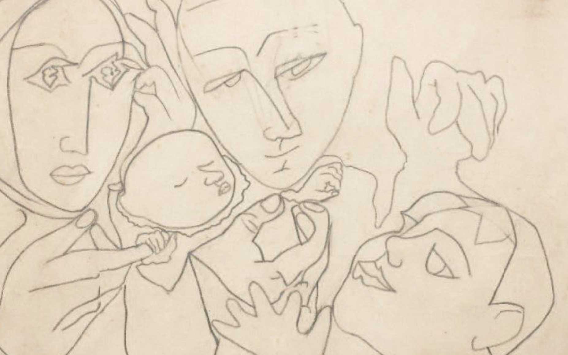 Francoise Gilot, dessin