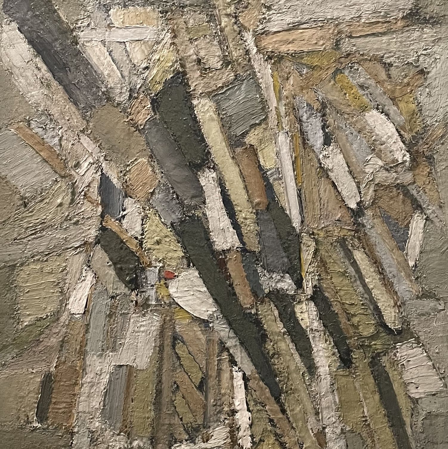 De Staël, huile sur toile, détail